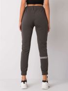 Spodnie dresowe damskie, khaki, Relevance