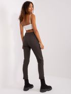 Spodnie dresowe damskie, khaki, Relevance