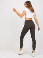 Spodnie dresowe damskie, khaki, Relevance