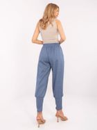 Spodnie dresowe damskie, niebieskie, Italy Moda