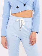 Spodnie dresowe damskie, niebieskie, Italy Moda