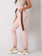 Spodnie dresowe damskie, różowe, Relevance