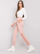 Spodnie dresowe damskie, różowe, Relevance