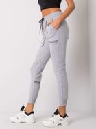 Spodnie dresowe damskie, szare, Relevance