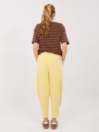 Spodnie dresowe damskie, żółte, Italy Moda