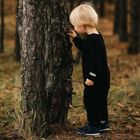 Spodnie dresowe dziecięce, czarne, Eevi