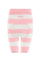 Spodnie dresowe dziewczęce, biało-różowe, Bellybutton