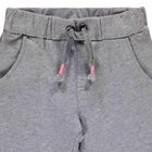 Spodnie dresowe dziewczęce, szare, Kanz