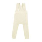 Spodnie dziecięce na szelkach, ecru, Nicol