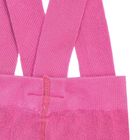 Spodnie dziewczęce na szelkach, różowe, Nicol