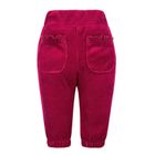 Spodnie dziewczęce, welurowe, bordowe, Eevi