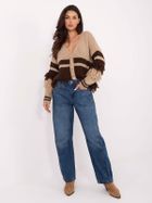 Spodnie jeansowe damskie, balloon, niebieskie, Sublevel