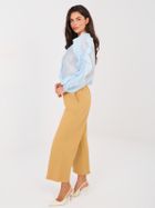 Spodnie jeansowe damskie, beżowe, Italy Moda