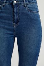 Spodnie jeansowe damskie, granatowe, Moodo