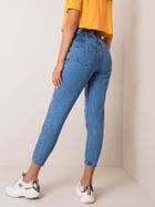 Spodnie jeansowe damskie, mom fit, denim, Rue Paris