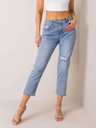 Spodnie jeansowe damskie, niebieskie, Factory Price