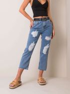 Spodnie jeansowe damskie, niebieskie, Factory Price