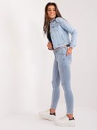 Spodnie jeansowe damskie, niebieskie, Jean Louis Francoise