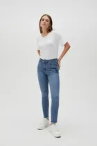 Spodnie jeansowe damskie, niebieskie, Moodo