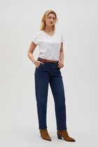 Spodnie jeansowe damskie, niebieskie, Moodo