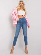 Spodnie jeansowe damskie, niebieskie, Moonart