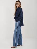 Spodnie jeansowe damskie, niebieskie, Sublevel