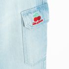 Spodnie jeansowe z regulacją cargo wide leg Cool Club