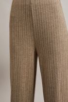 Spodnie materiałowe damskie, beżowe, Moodo