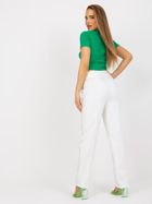 Spodnie materiałowe damskie, białe, Xsapienza