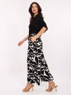 Spodnie materiałowe damskie, czarne, Sublevel