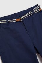 Spodnie materiałowe damskie, granatowe, Moodo