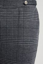 Spodnie materiałowe damskie, szare, Moodo