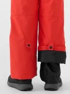 Spodnie narciarskie chłopięce, ocieplane, czerwone, 4F