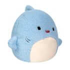 Squishmallows, Fuzzamallows, Davie Blue Shark, niebieski rekin, maskotka, 30 cm