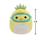 Squishmallows, Maui Pineapple w Scuba Mask, maskotka, 19 cm