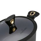 Starke Pro, Dark Gold, garnek z pokrywką, 6l