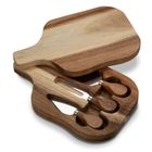 Starke Pro, deska do serwowania serów, 3 akcesoria, drewniana, 24,5-15-3,5cm