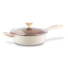 Starke Pro, Texture Creamy, zestaw garnków z pokrywką i patelnia, 10 elementów