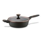 Starke Pro, Texture Grey, zestaw garnków z pokrywką i patelnia, 10 elementów