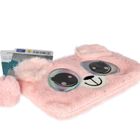 Starpak, piórnik saszetka, pluszowy, big eyes pink