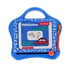 Starpak, tablica magnetyczna z książeczką do nauki rysowania, Vehicles