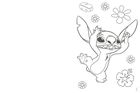 Stitch. Czytam i maluję. Urodzinowa niespodzianka