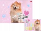 St.Majewski, My Little Friend, podkładka dwustronna, laminowana, A3