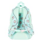 St.Majewski, Pusheen, plecak szkolny, 4-komorowy, Mint