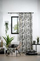 Stof, bawełniana pufa, Ziana, średnica 40 cm