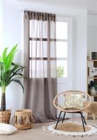 Stof, firana z frędzlami, Ibiza, 140-260 cm