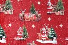 Stof, Noel, koc świąteczny z barankiem, 130-160 cm