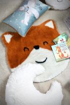 Stof, Roux, dywan do pokoju dziecięcego, lisek, 63-63 cm