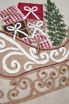 Stof, świąteczna poduszka z nadrukiem, 45-45 cm