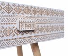Stolik nocny drewniany, 40-30-54 cm